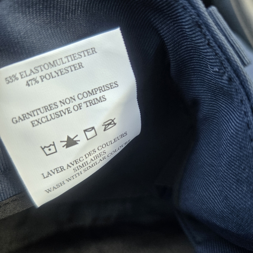 Collars & Co Apex Tech Pant Performance Men's 36x30 Blue New Tags - Picture 5 of 5